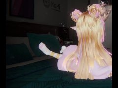 Vrchat Submissive Good girl surprises Daddy in the shower