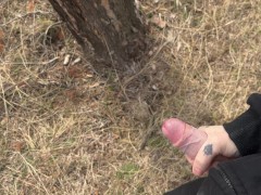 Эксгибиционист и Нимфоманка встретились в Лесу. Секс На природе с порванным презервативом. - Screenshot 1 of 16 - Condom Broke