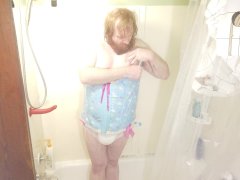 Sexy Little Sub Sissy uses All the Hot Water in the Apartment Sorry Roommates it just feels too good