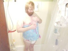 Sexy Little Sub Sissy uses All the Hot Water in the Apartment Sorry Roommates it just feels too good