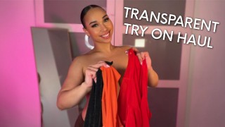 Transparent Clothes Try On Haul