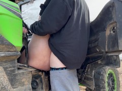 Deepthroated and fucked HARD by the river!