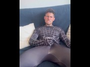 Preview 5 of BoyGym Spiderman Cosplay Talking Dirty