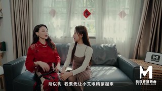 June Liu 刘玥 - Fat Daddy cheating with two perfect Asian girls, Best Chinese Japanese Combo (JL_169)