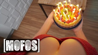 MOFOS - The Wildest Birthday Threesome With Mina Von D, Haix Rogue And Jordi El
