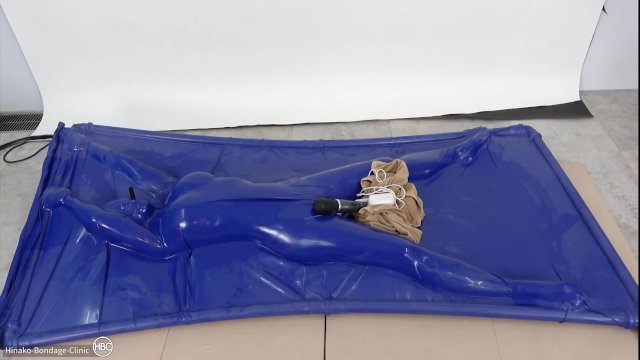 Watch Bondage Video:Zentai vacuum bed