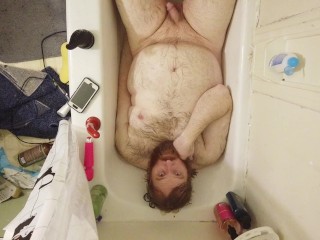 Adulto Baby Tiempo De Baño ABDL POV Punto De Vista Relajante Baño De Burbujas Ducha Dorada