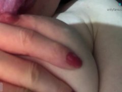 Self sucking my pink nipples..This is Single Life!