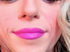 Lip Smelling Wearing Lipstick Compilation  👄💄