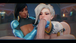 Overwatch Girl sur double pipe !