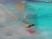 Preview 1 of Irina Poplavok blonde pornstar in the pool