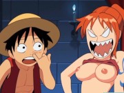 Preview 4 of Nami tries to take Luffy treasure and ends up getting fucked and filled with cum uncensored