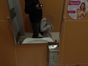 Preview 6 of I fuck a young student for money in a public toilet