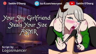 Your Shy Girlfriend Steals your Size!