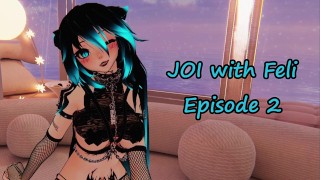 Horny Catgirl edges you before letting you cum~ [JOI with Feli - Ep.2 Preview]