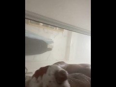 Soaping my cock