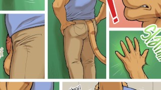Furry Comic Dub: Rest Stop by Meesh (Furry, Furries, Furry Sex, Furry, Public Anal)