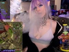 smoking hot tricky little nymph ;3