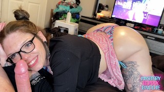 "Stepbro Cums in my mouth but I Kept Sucking till he came twice "