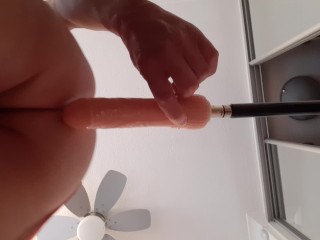 Sex Machine Anal from below