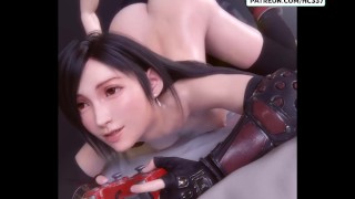 TIFA LOVE TO BE FUCKED WHEN SHE PLAYING FAVORITE GAME | FINAL FANTASY HENTAI ANIMATION