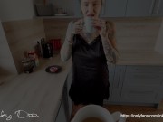 Preview 4 of Sweet breakfast blowjob with donut