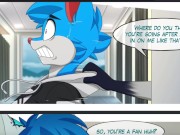 Preview 4 of Furry Comic Dub: Unexpected Meet Up (Furry Animation, Furries, Furry Sex, Furry, Public Anal)