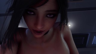 突然、女の子は本当に性交を望み、男を誘惑し始めました。ハメ撮り3D変態アニメーションホットポルノ