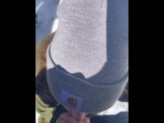 Snowy blowy - Screenshot 8 of 16 - Amateur Blowjob