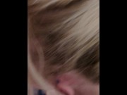 Preview 1 of Petite Blonde get a facial