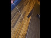Preview 2 of Piss on carpet laying on couch in hotel