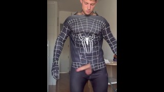 BoyGym Spiderman Tiktok BIG COCK SURPRISE
