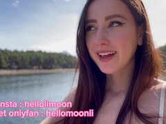 Hellolimoonoff suce une grosse bite dans la forêt 4/16