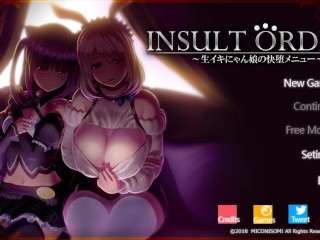 INSULT ORDER [Part 01] - Cocky Cat Girls’ Pleasure Corruption is on the Menu Game Play Video