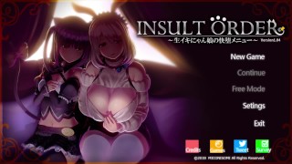 INSULT ORDER [Parte 01] - Cocky Cat Girls' Pleasure Corruption está no menu Game Play