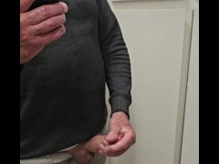 Getting off on a cold rainy day.