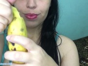 Preview 2 of I sucked a banana thinking about your dick