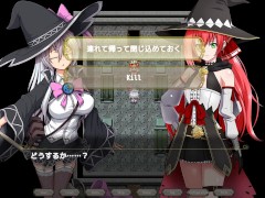 witch of eclipse - cleanning a dungeon and masturbating myself