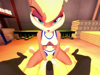 3D/アニメ/変態、ルーニーテューンズ:Lola BunnyがBBCを取ります! (有料リクエスト)