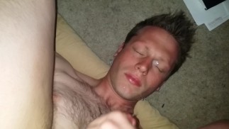 Dorm Room Cum Fountain on my Face