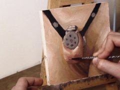 Locking Up Those Lubed Balls - JOI of Painting Episode 121