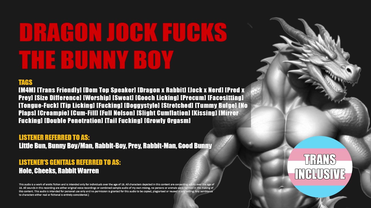 [Audio] Dragon Jock Fucks The Bunny Boy Nerd