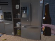 Preview 5 of Stepmom got stuck in the washing machine homemade fisting with various toys