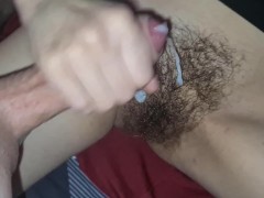 CUM ON HAIRY PUSSY COMPILATION - 30 MINUTES