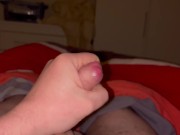 Preview 2 of Edging and Making precum and cumming  4 times in 7 minutes until last drop of cum is squeezed out