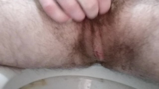 Pee desperation barely made it to the toilet