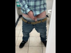 Playing around in the restroom at my old job lol