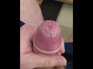 Playing with my Wet and Precummy Cock