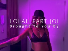 Lolah Vibe Farts In Leather Pants With JOI