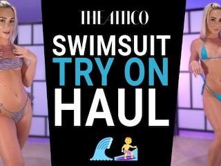 Hot Attico Bikinis try On! Brazilian, Cheeky, Revealing Minimal Coverage Swimwear - Hannahjames710